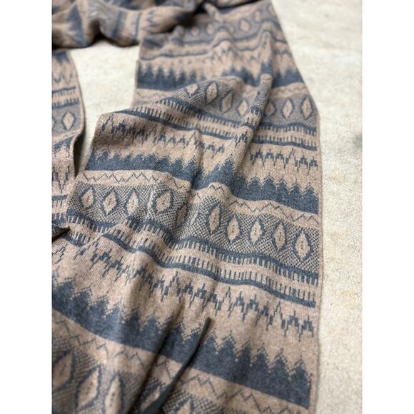 Sandro Paris Geometric Angora Wool-Blend Southwestern Inspo Fringe Scarf - Picture 3 of 11